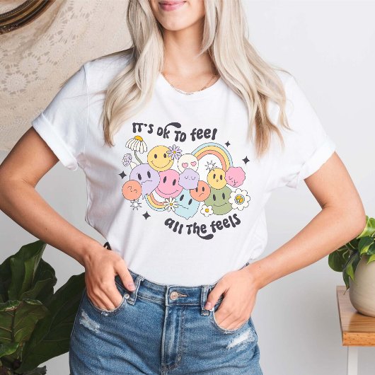 T-shirt C'est bon de sentir toutes les sensations positive