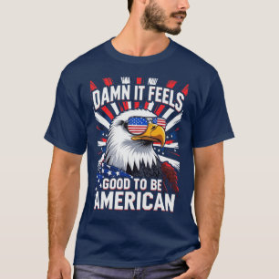 T-shirt c'est bon d'être américain