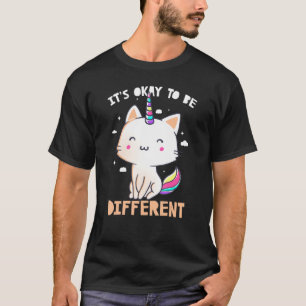 T-shirt C'est bon d'être différent mignon Unicorn Tee