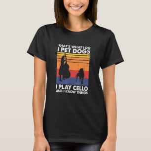 T-shirt C'est ce que je fais Chiens pour animaux que je jo