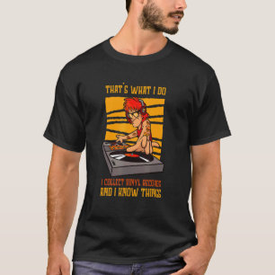 T-shirt C'est Ce Que Je Fais Collectionner Disques Vinyles