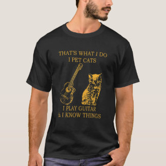 T-shirt C'est ce que je fais J'ai des chats d'animaux de c