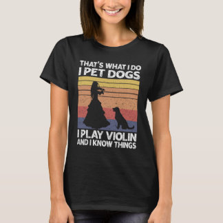 T-shirt C'est ce que je fais Je fais Chiens d'animaux de c