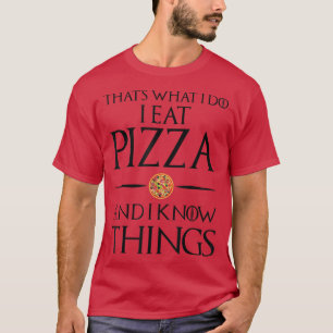 T-shirt C'Est Ce Que Je Fais Je Mange Et Connais Thingspiz