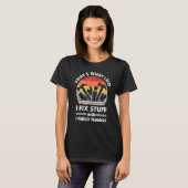 T-shirt C'est ce que je fais Je répare Stuff Retro (Devant entier)
