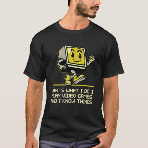T-shirt C'Est Ce Que Je Fais Jouer Jeux Vidéos Gamer Humou