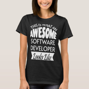 T-shirt C'Est Ce Qu'Un Développeur De Logiciels Épatant Re