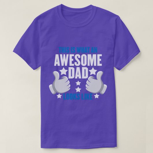 T-SHIRT C'EST CE QU'UN PAPA INCONTOURNABLE RESSEMBLE À DAD (Design devant)