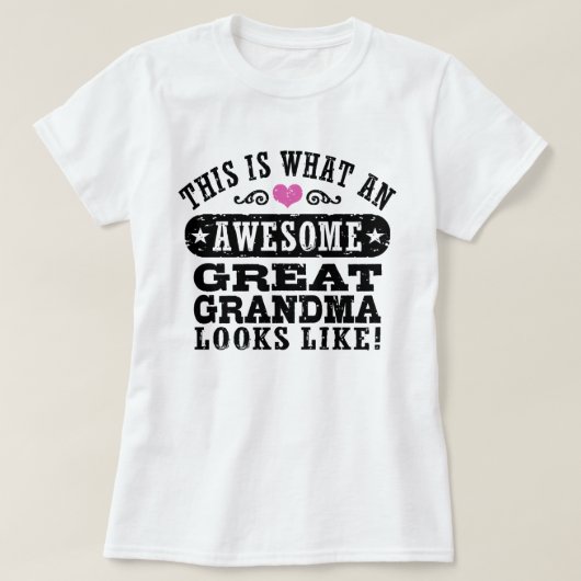 T-shirt C'Est Ce Qu'Une Grande Grand Grand-Mère (Design devant)