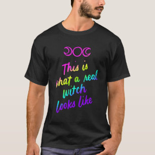 T-shirt C'Est Ce Qu'Une Véritable Sorcière Ressemble À Hal