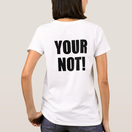 T-shirt C'Est Chaud ! Non ! Excellence en bonne grammaire (Dos)