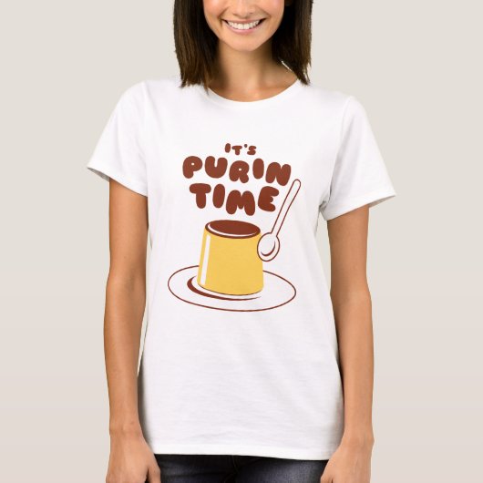 T-shirt C'est chemise (Brown) de temps de Purin (Devant)