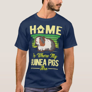 T-shirt C'est chez moi que sont mes cochons de Guinée