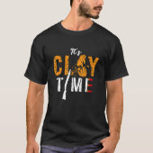 T-shirt C'est Clay Time Tirer Sport Cible Tirer Cla (Devant)