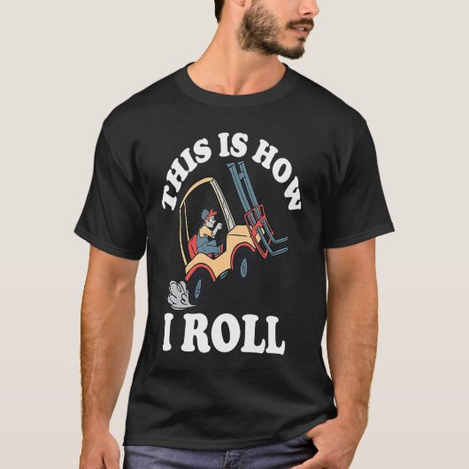T-shirt C'Est Comme Ça Que J'Ai Roulé (Devant)
