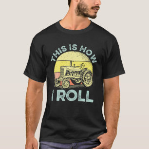 T-shirt C'Est Comme Ça Que J'Ai Vu Un Fermier Tracteur