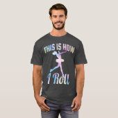 T-shirt C'est comme ça que je fais du patin à glace (Devant entier)