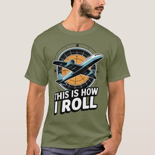 T-shirt C'Est Comme Ça Que Je Passe Le Cockpit De L'Aviati (Devant)