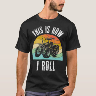 T-shirt C'Est Comme Ça Que Je Pousse Le Rancher D'Agricult