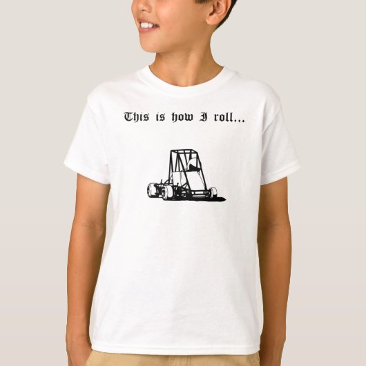 T-shirt C'est comme ça que je roule... (Devant)