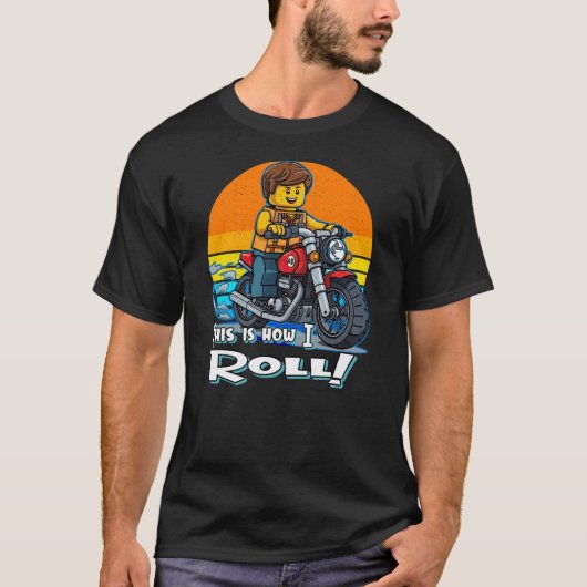 T-SHIRT C'EST COMME ÇA QUE JE ROULE (Devant)