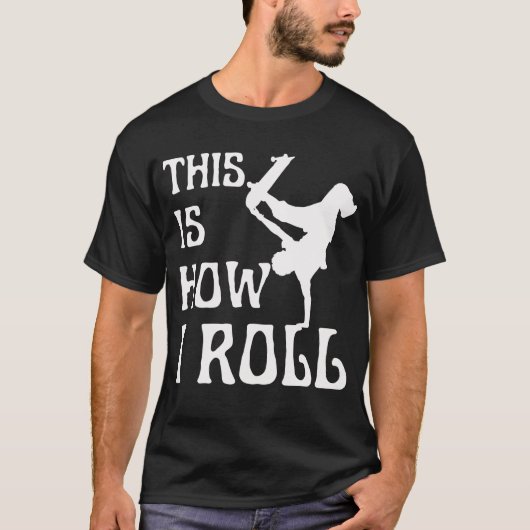T-SHIRT C'EST COMME ÇA QUE JE ROULE (Devant)
