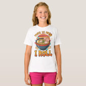 T-shirt C'Est Comme Ça Que Je Roule - Drôle Ramen (Devant entier)