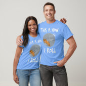 T-shirt C'Est Comme Ça Que Je Roule Funny Hamster Rolling (Unisexe)