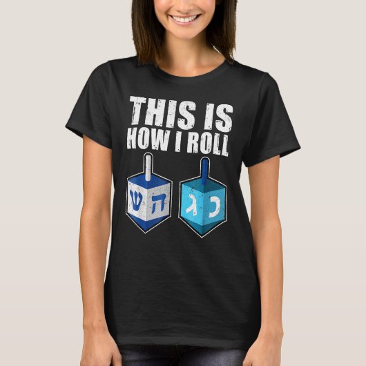 T-shirt C'Est Comme Ça Que Je Roule Le Costume Hanoukka Dr (Devant)