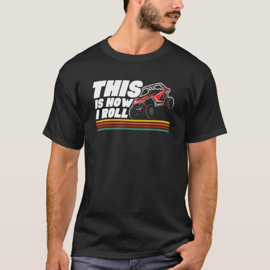 T-shirt C'Est Comme Ça Que Je Roule Plage Buggy Dunes Bugg (Devant)