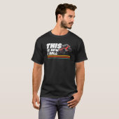 T-shirt C'Est Comme Ça Que Je Roule Plage Buggy Dunes Bugg (Devant entier)