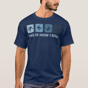 T-shirt C'Est Comme Ça Que Je Roule, Sports D'Hiver
