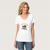 T-shirt C'Est Comme Ça Que Je Roule - Sushi Drôle (Devant entier)
