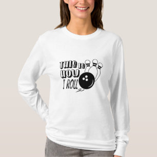 T-shirt C'Est Comme Ça Que J'Imprime La Chemise De Bowling