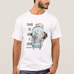T-shirt C'est comment je magasine Introverti Fille Mignonn