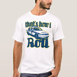 T-shirt C'est comment je roule la police