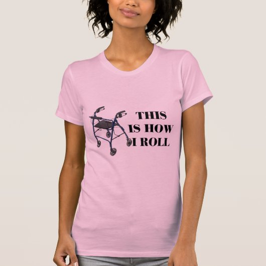 T-shirt C'est comment je roule le marcheur (Devant)