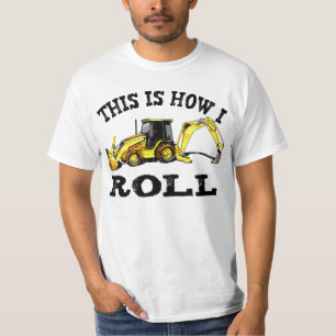T-shirt C'est comment je roule - pelle rétro