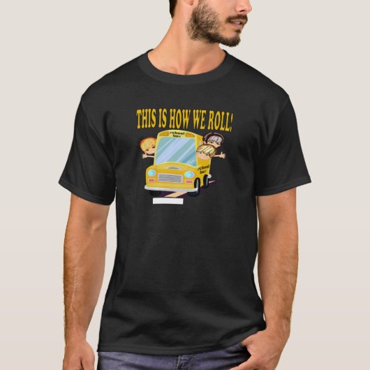 T-shirt C'est comment nous roulons (Devant)