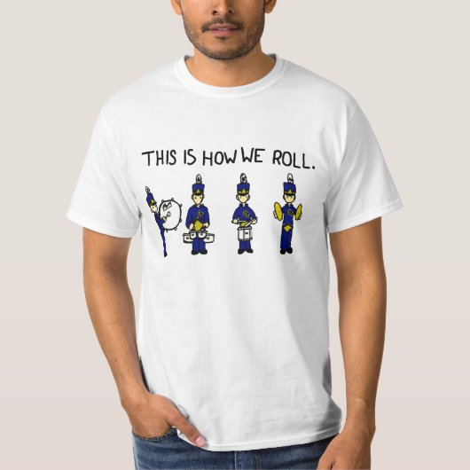 T-shirt C'est comment nous roulons (Devant)