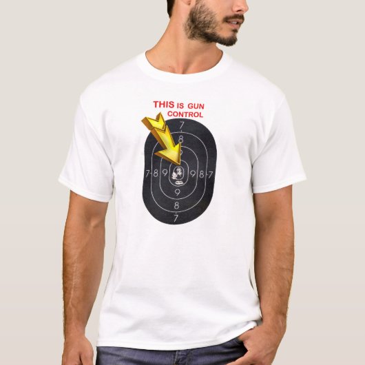 T-SHIRT C'EST CONTRÔLE DES ARMES (Devant)
