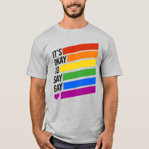 T-shirt C'est correct de dire gay