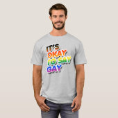 T-shirt C'est correct de dire gay (Devant entier)