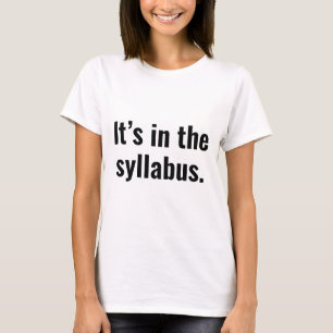 T-shirt C'est dans le programme