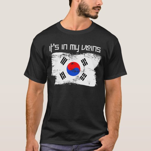 T-shirt C'est dans mes veines Patrimoine patriotique Sud-C (Devant)