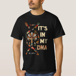T-shirt C'est dans mon ADN Amérindien C'est dans mon ADN N
