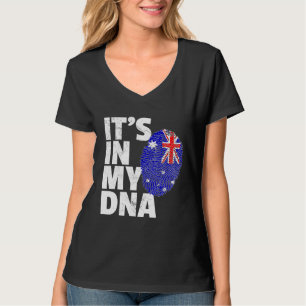 T-shirt C'Est Dans Mon Adn Australie Drapeau Comptoir Nati