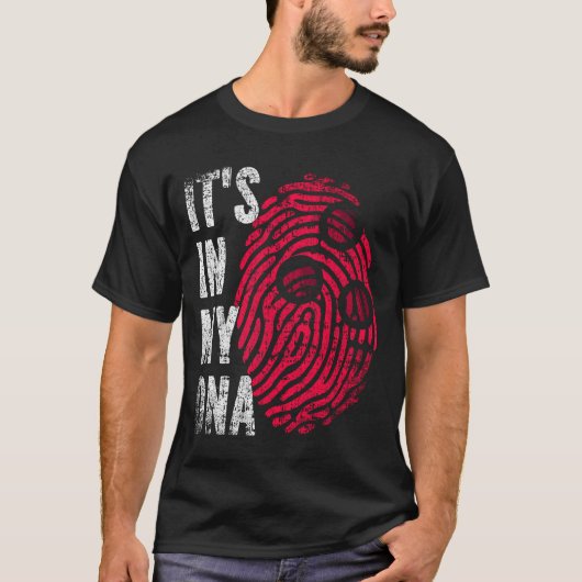 T-shirt C'EST DANS MON ADN Ball Ball Empreinte (Devant)