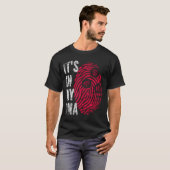T-shirt C'EST DANS MON ADN Ball Ball Empreinte (Devant entier)