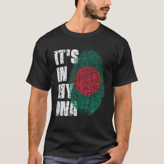 T-shirt C'EST DANS MON ADN Bangladesh Drapeau Bangladesh B